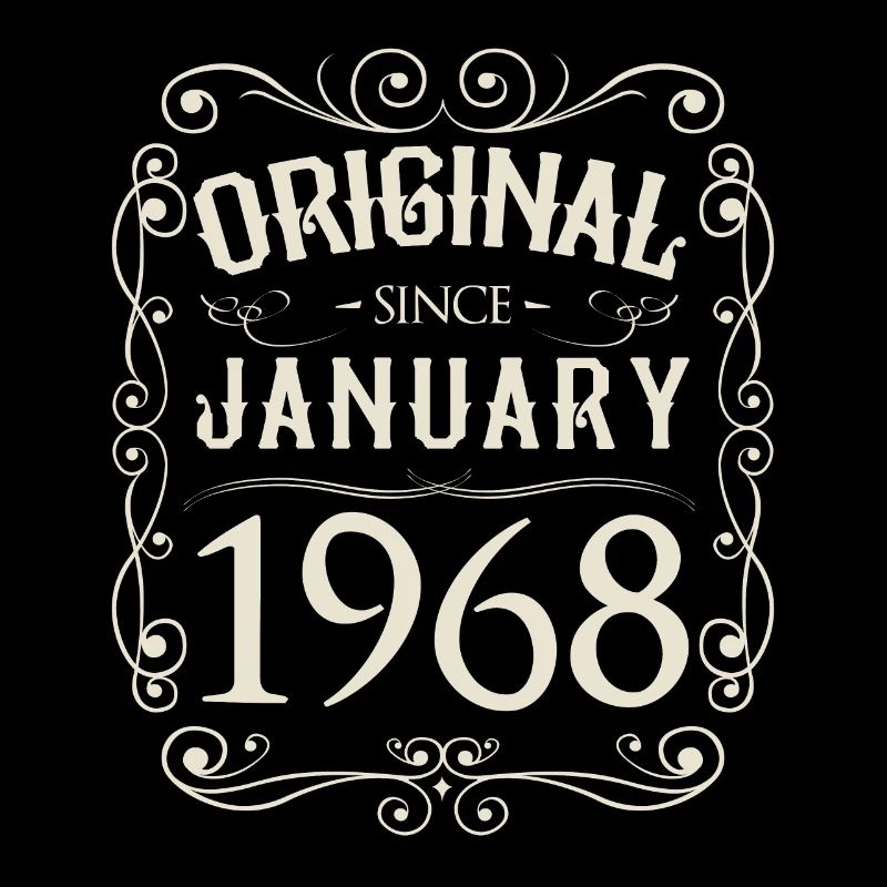 Vintage - Original depuis l'anniversaire de janvier 1968