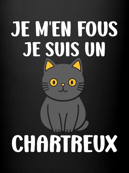 Humour chat chartreux