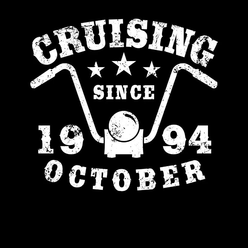Cruising Biker Birthday October 1994 Motorcycle