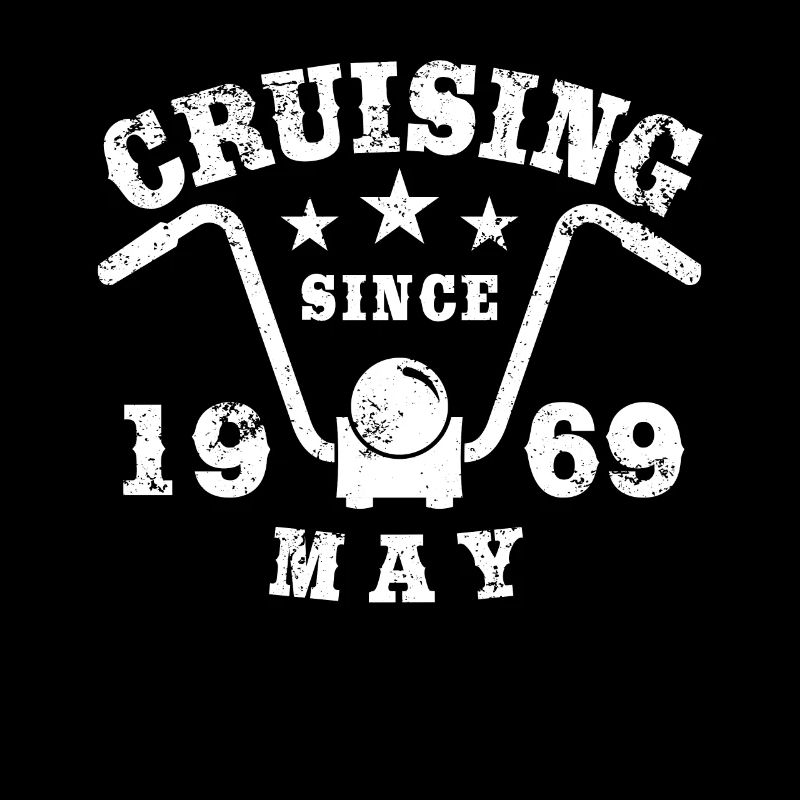 Cruising Biker Geburtstag Mai 1969 Motorrad