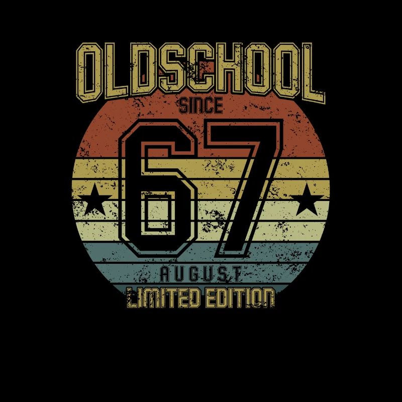 Août 1967 - Anniversaire en août Oldschool
