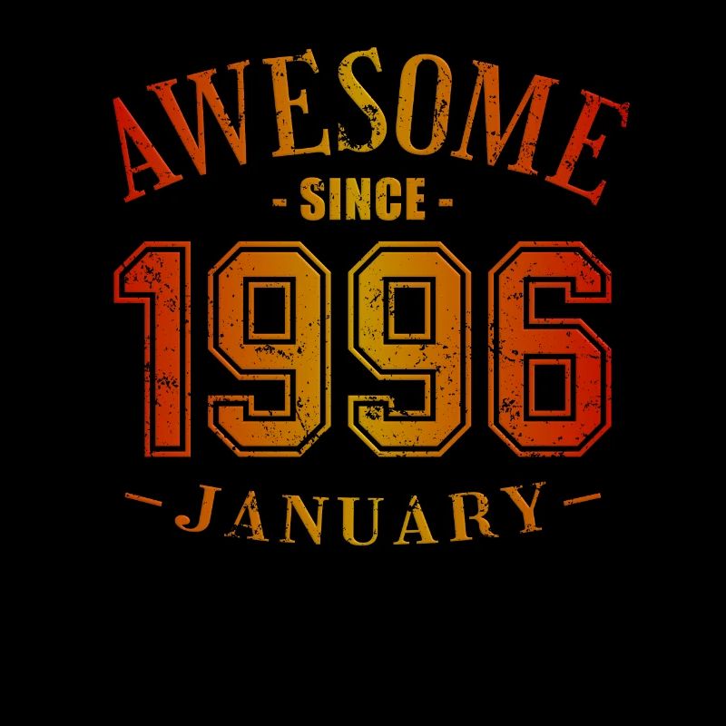 January 1996 - Geburtstag im Januar Awesome