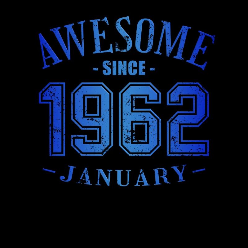 January 1962 - Birthday in January Awesome