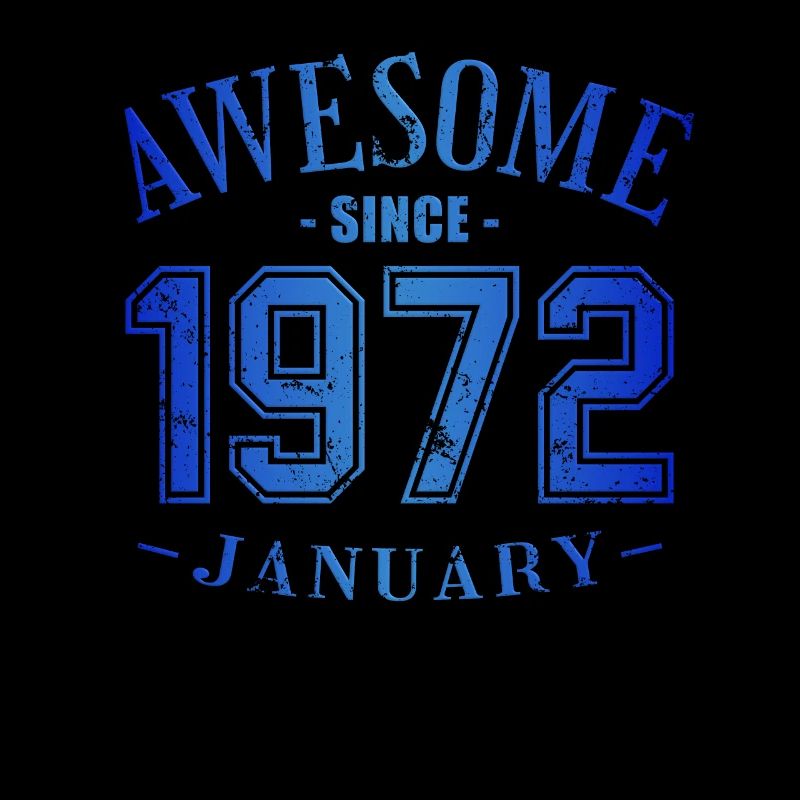 January 1972 - Birthday in January Awesome