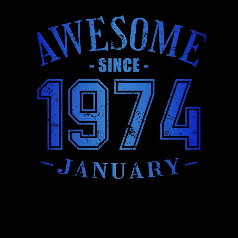 January 1974 - Birthday in January Awesome