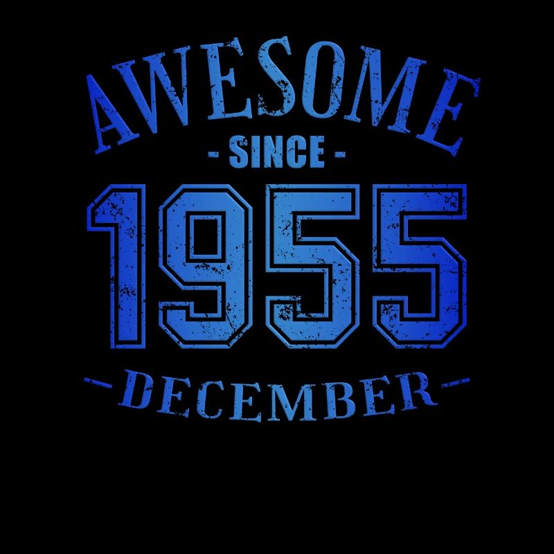 December 1955 - Birthday in December Awesome