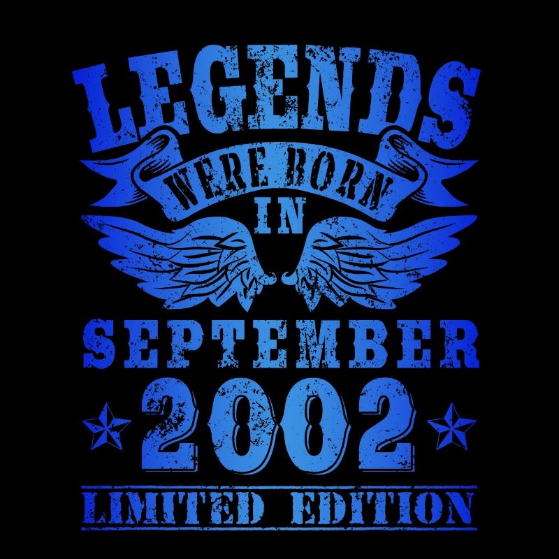Les légendes sont nées en septembre 2002 Anniversaire