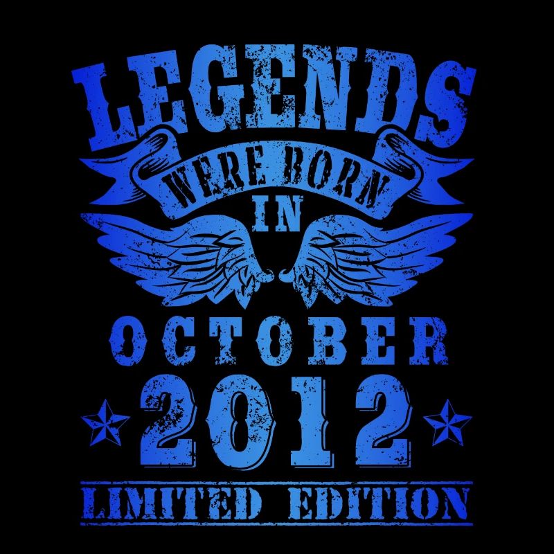Des légendes sont nées en octobre 2012 Anniversaire