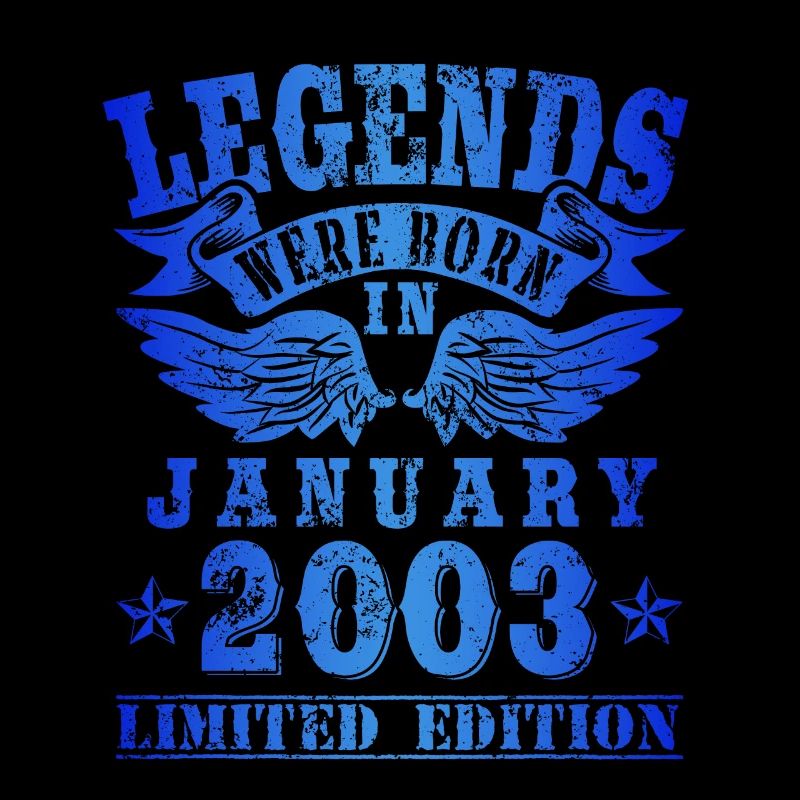 Legends est né en Janvier 2003 Anniversaire