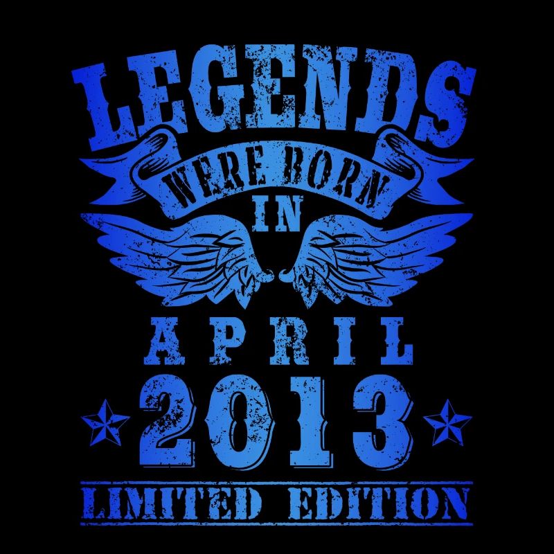 Legends were born in April 2013 Birthday