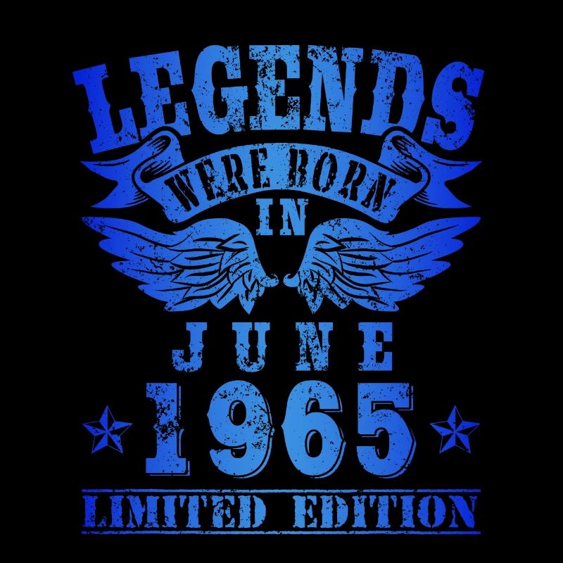 Legends were born in Juni 1965 Geburtstag