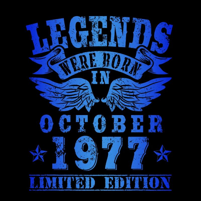 Les légendes sont nées en octobre 1977 Anniversaire