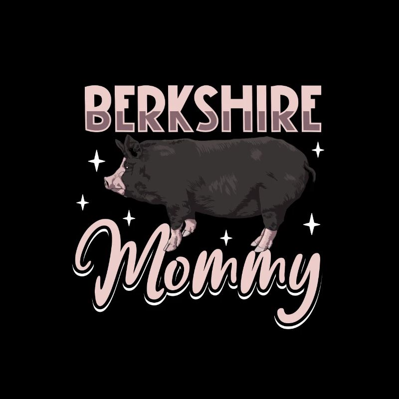 Berkshire Schwein Mama