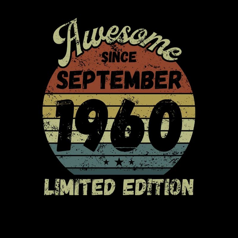 Awesome since September 1960 - Geburtstag
