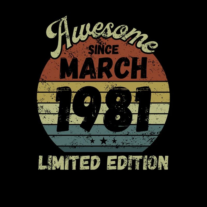 Awesome since March 1981 - Birthday