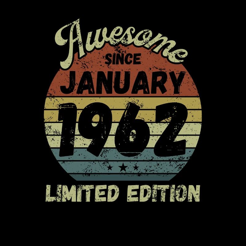 Awesome since January 1962 - Geburtstag