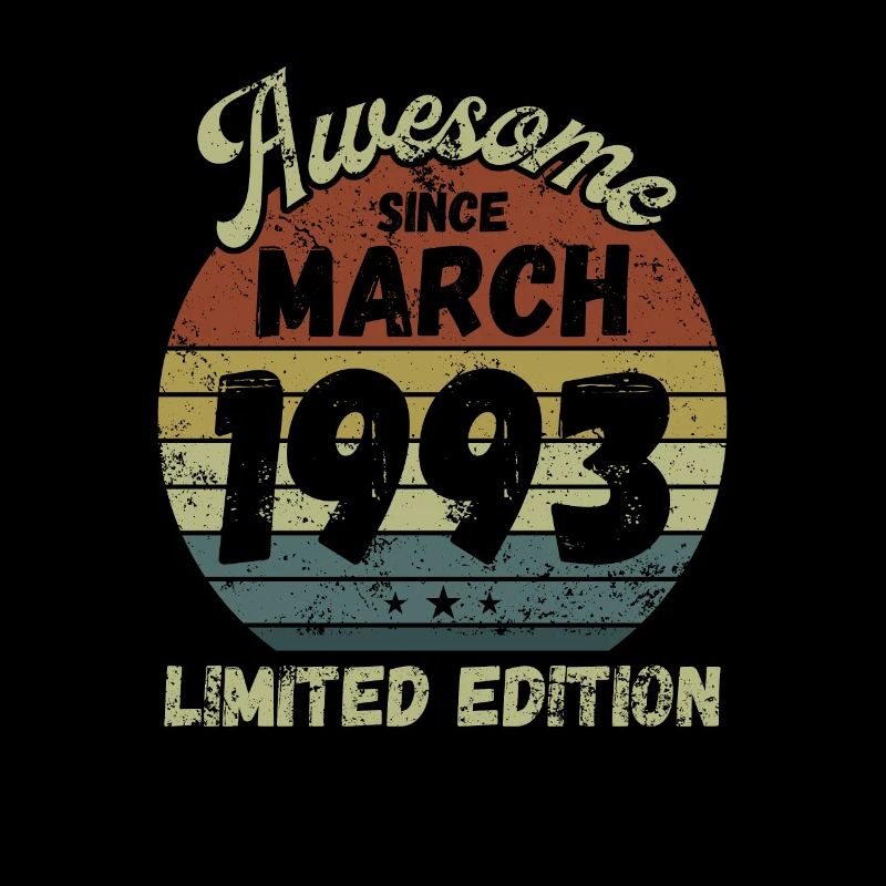 Awesome since March 1993 - Geburtstag