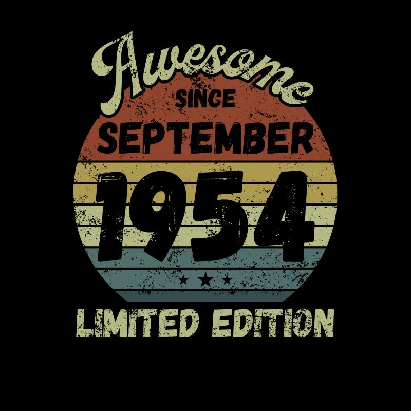 Awesome since September 1954 - Geburtstag