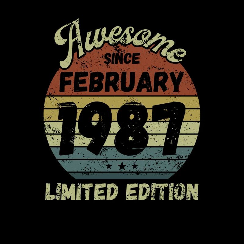 Awesome since February 1987 - Geburtstag