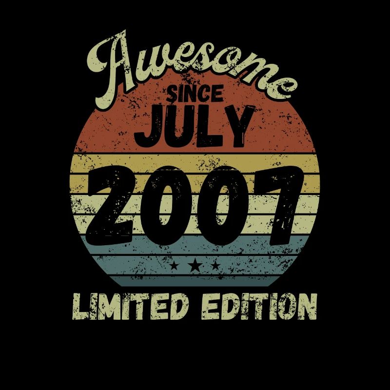 Awesome since July 2007 - Geburtstag