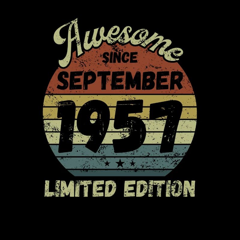 Awesome since September 1957 - Birthday