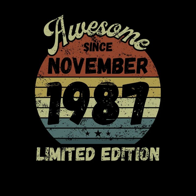 Awesome since November 1987 - Birthday