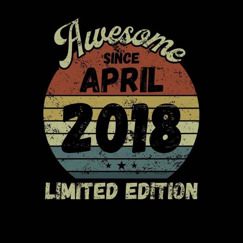 Awesome since April 2018 - Geburtstag