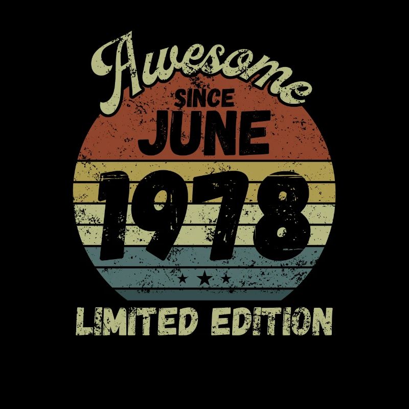 Awesome since June 1978 - Birthday