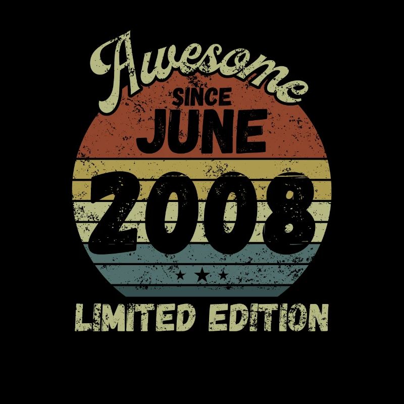 Awesome since June 2008 - Geburtstag