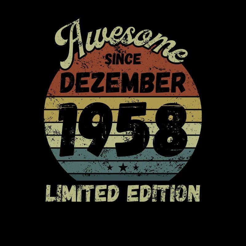 Awesome since December 1958 - Birthday