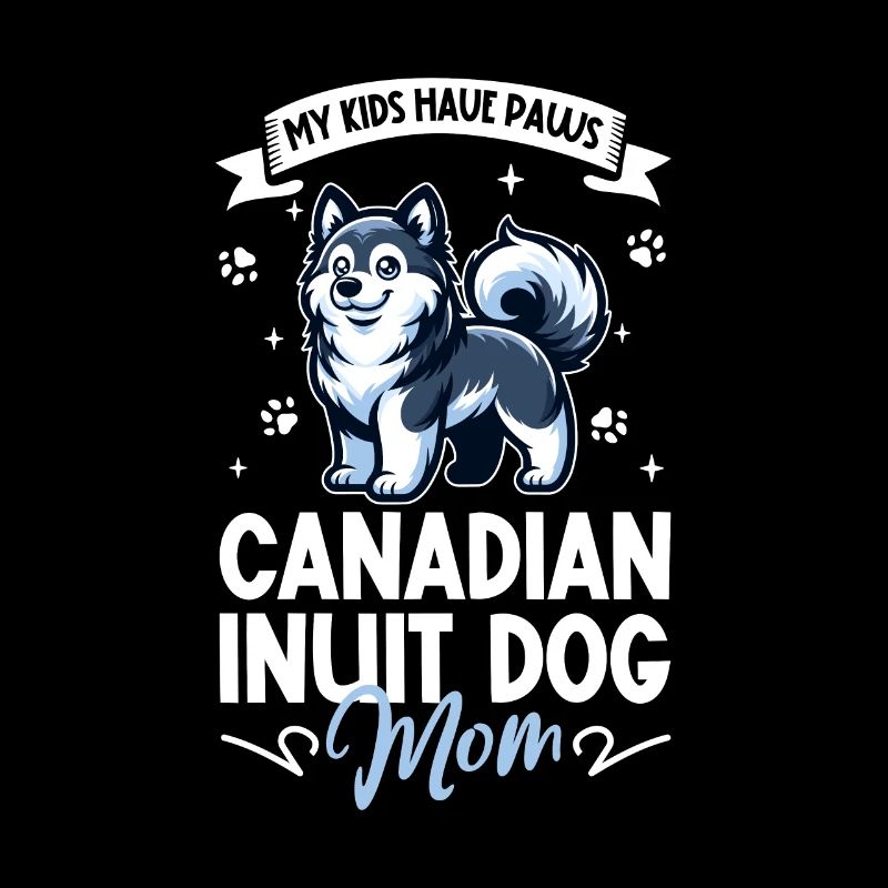 Maman chien esquimaude canadienne