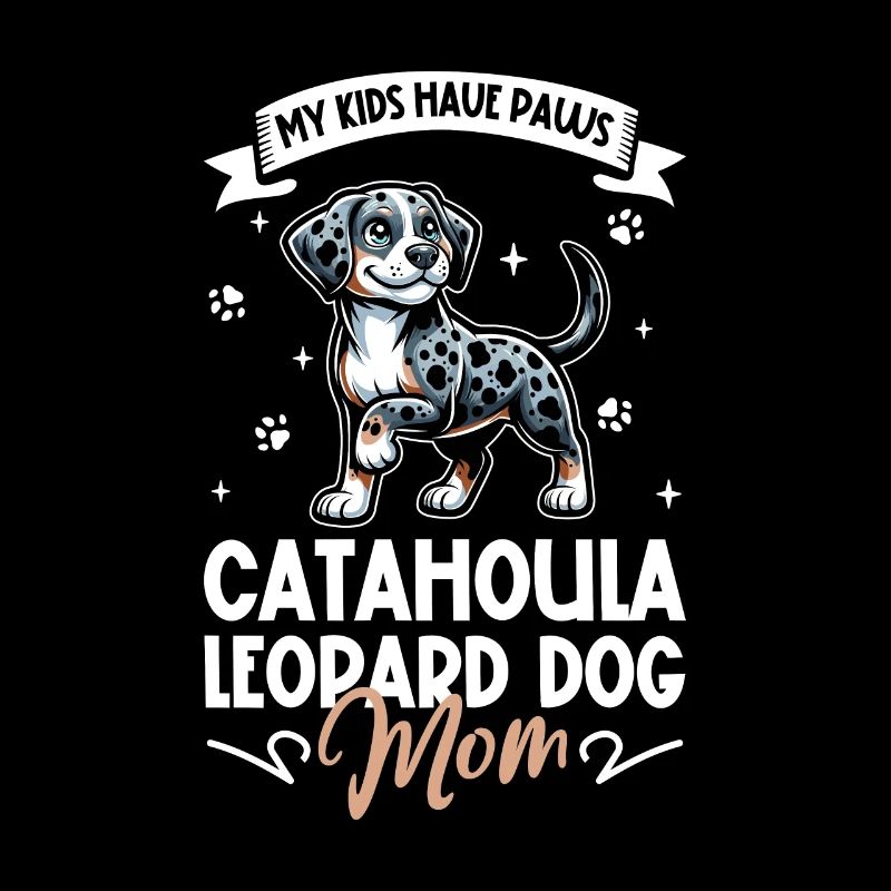 Louisiane Catahoula Léopard Chien Mama