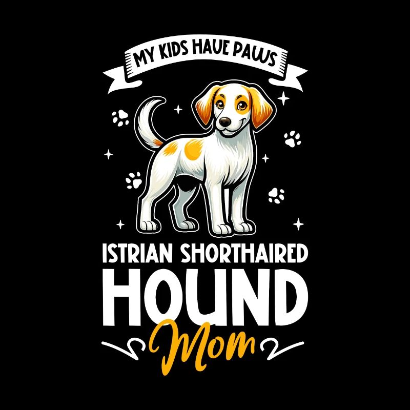 Short-haired Istrian Hound Mom