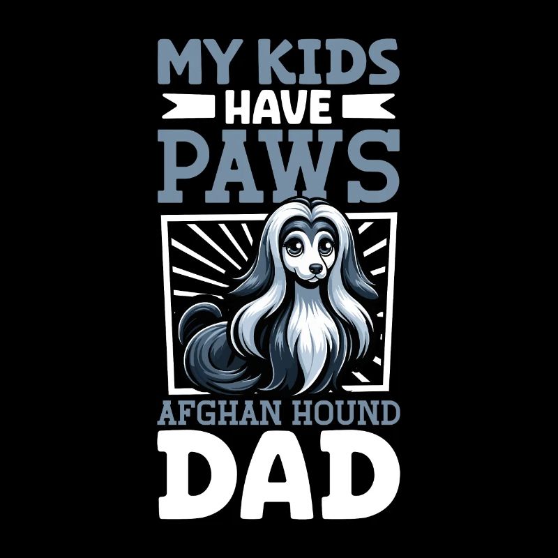 Papa lévrier afghan