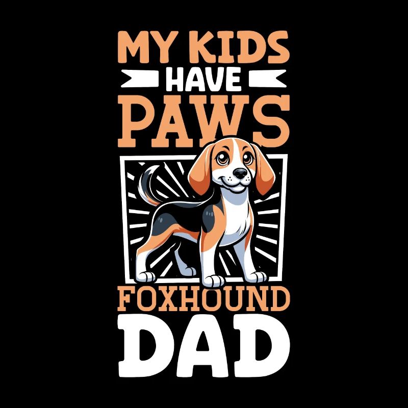 Papa foxhound anglais