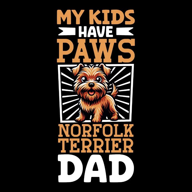 Papa terrier de Norfolk