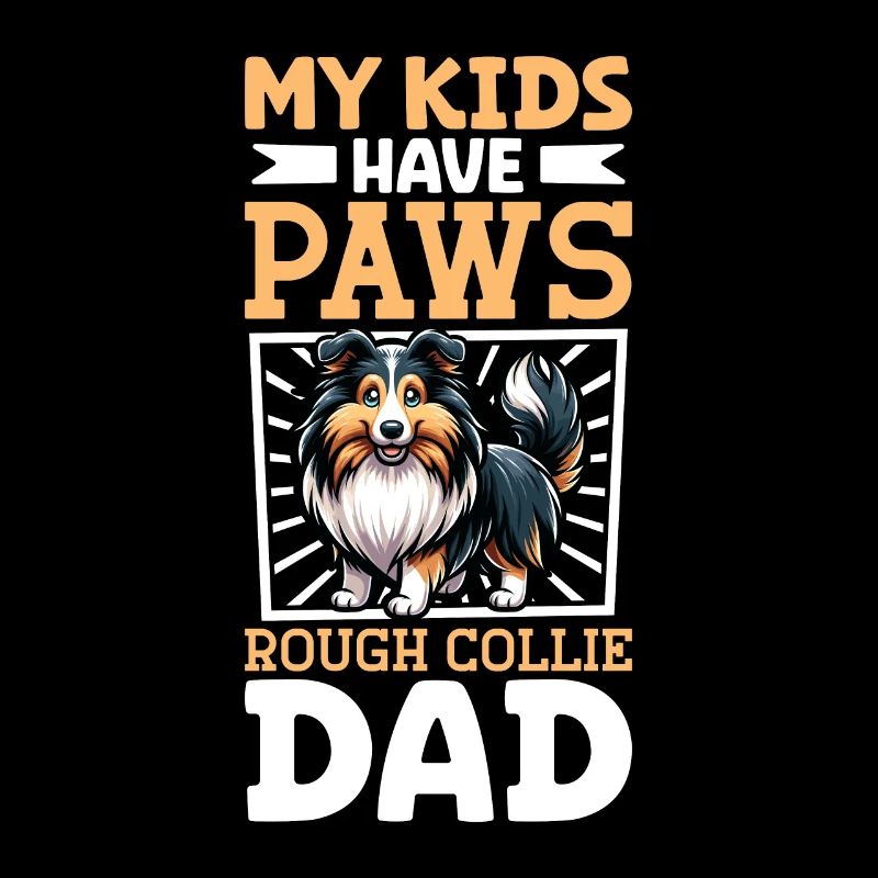 Long-haired Collie Dad