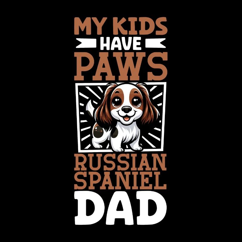 Russischer Spaniel Papa