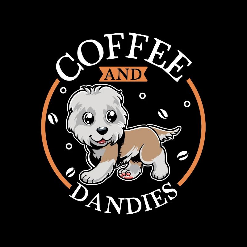 Café et Dandie Dinmont Terrier