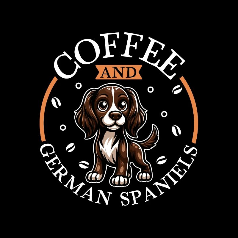 Kaffee und Deutscher Wachtelhund