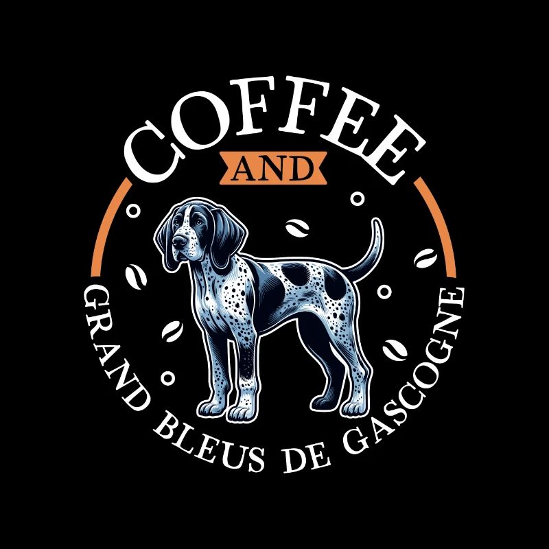 Café et Grand Bleu de Gascogne