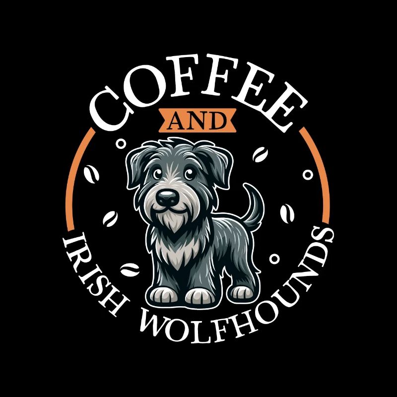 Café et Irish Wolfhound