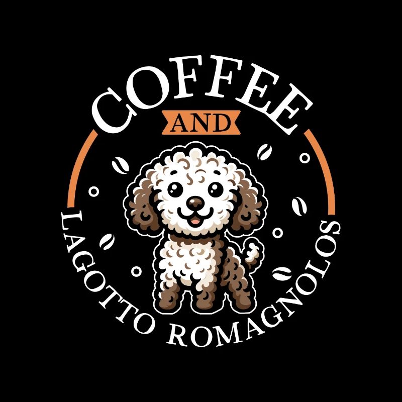 Coffee and Lagotto Romagnolo