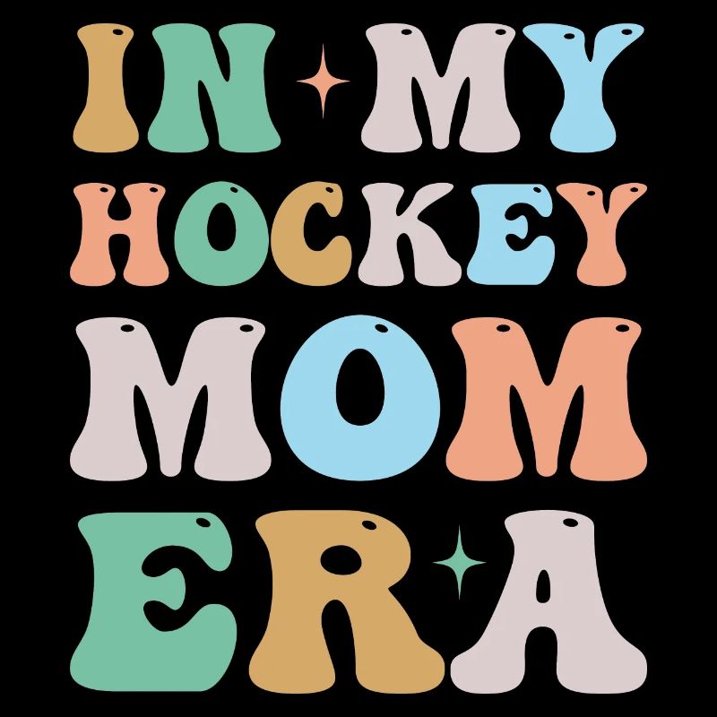 À l’époque de ma mère de hockey, groovy rétro