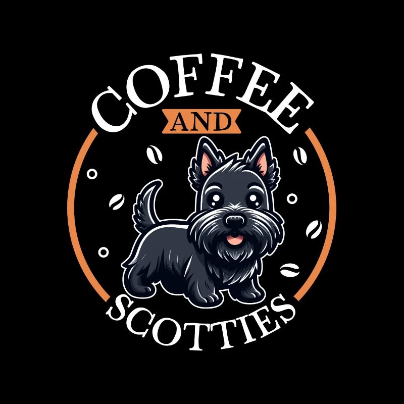 Kaffee und Scottish Terrier