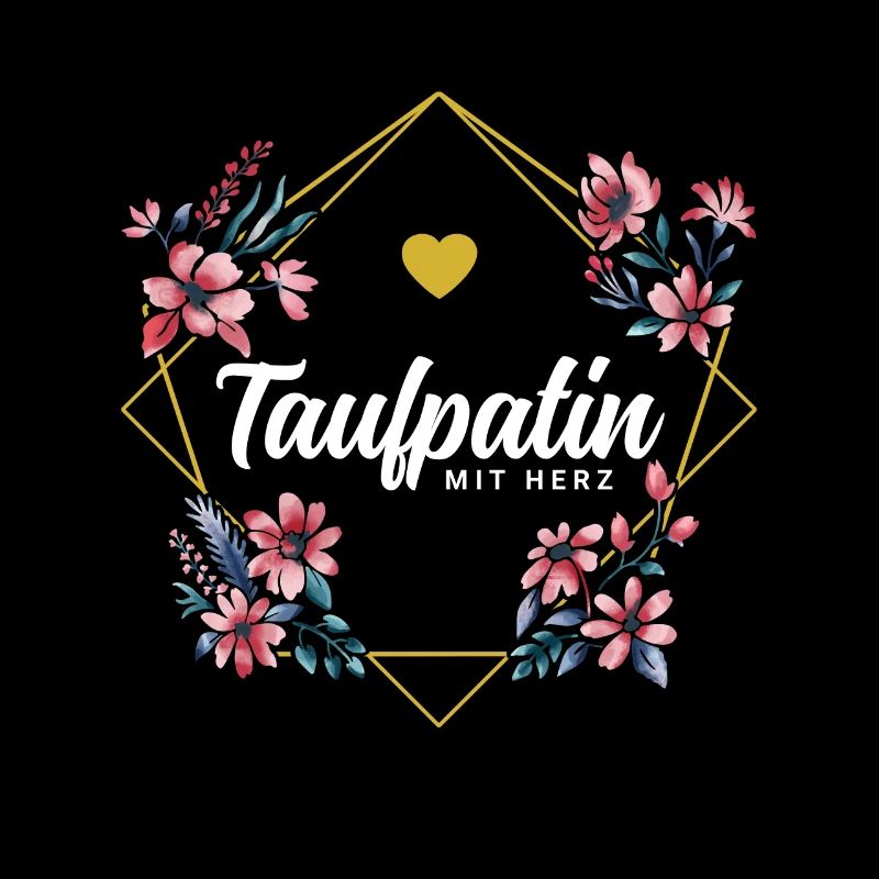 Taufpatin mit Herz