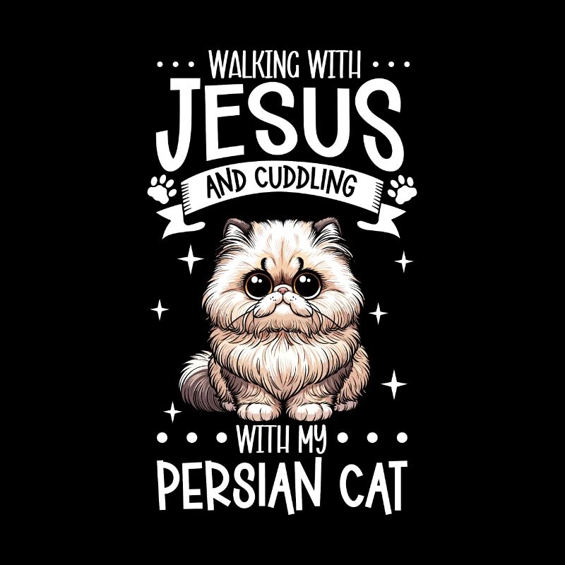 Jésus et mon chat persan