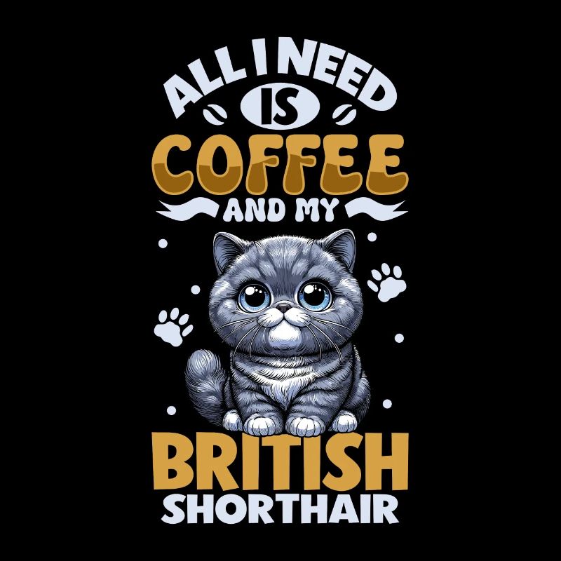 Coffee and my British Shorthair