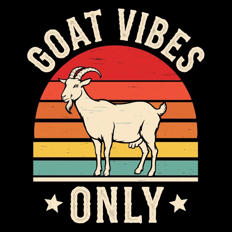 Goat Vibes Only Ziege Ziegenbock
