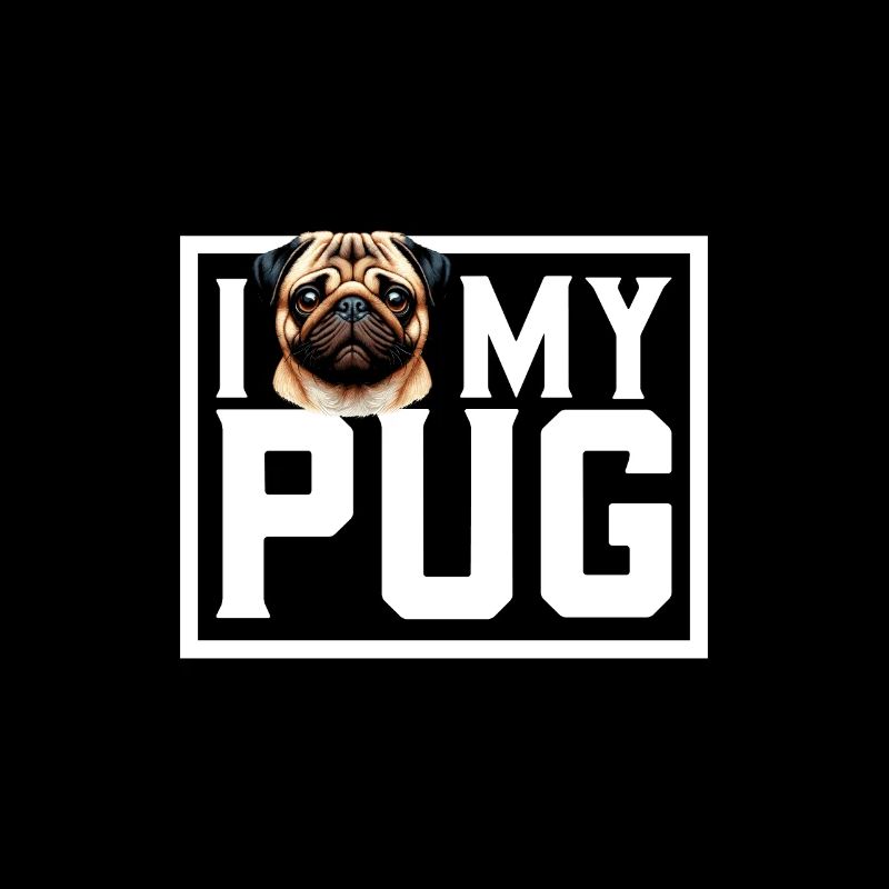 Ich liebe meinen Mops